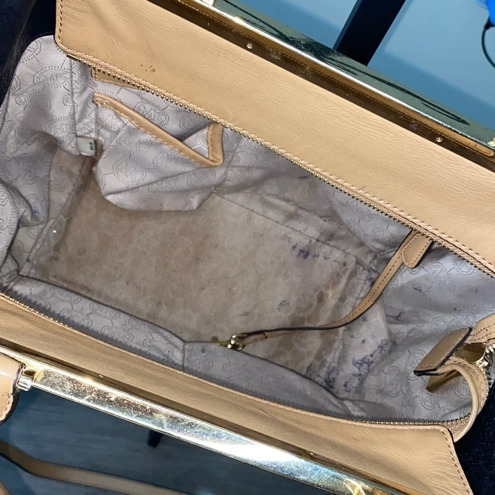 Michael Kors Lana Colorblock Leather Medium Bag